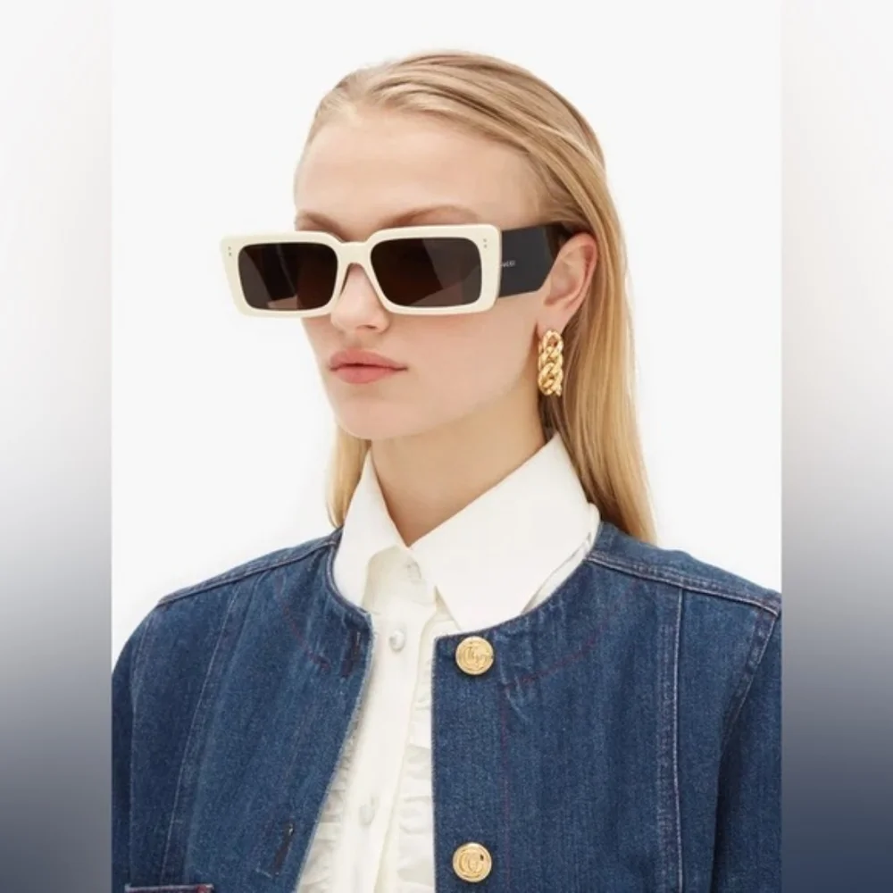 New - 💯 Original GUCCI Rectangular Flap GG0543S Sunglasses seen on Rihanna